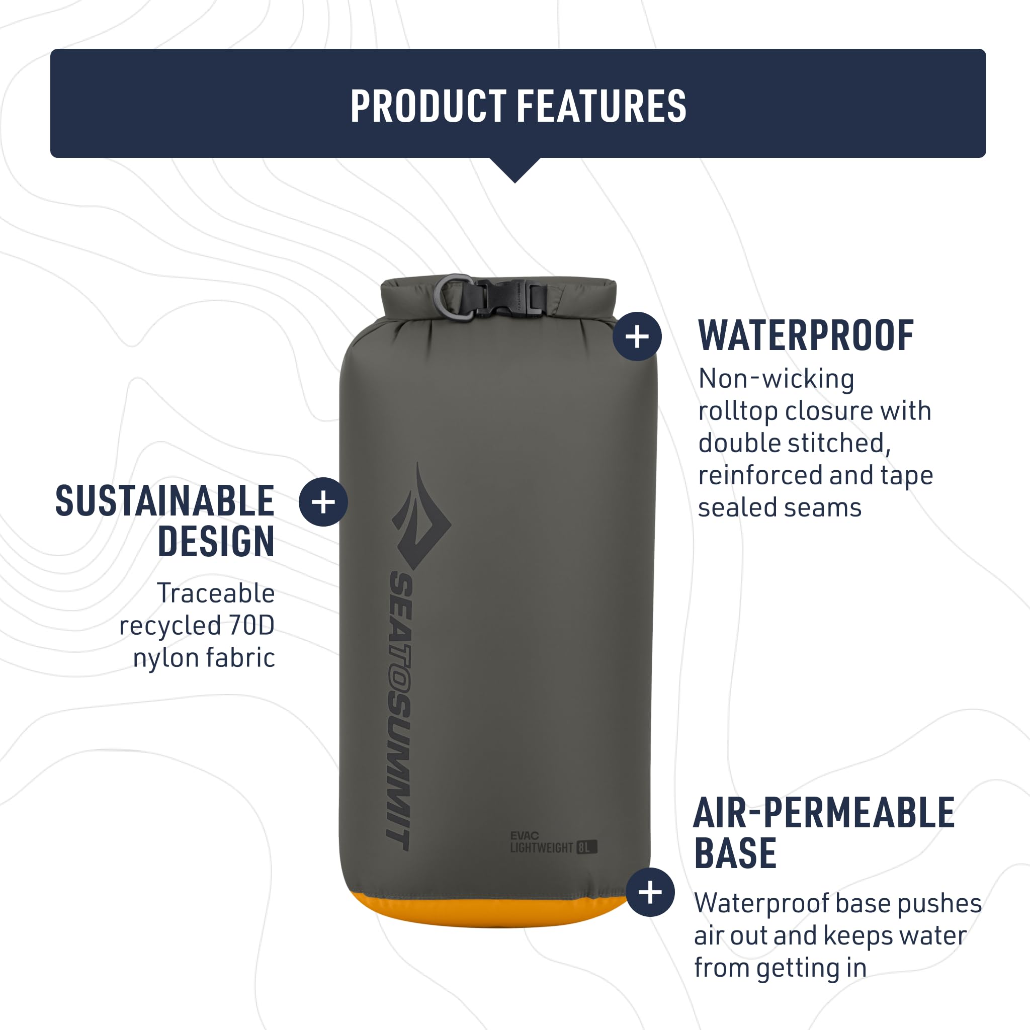 Dry Bag – Sea to Summit – Evac Lightweight 5L – Sea to Summit – Bild 3