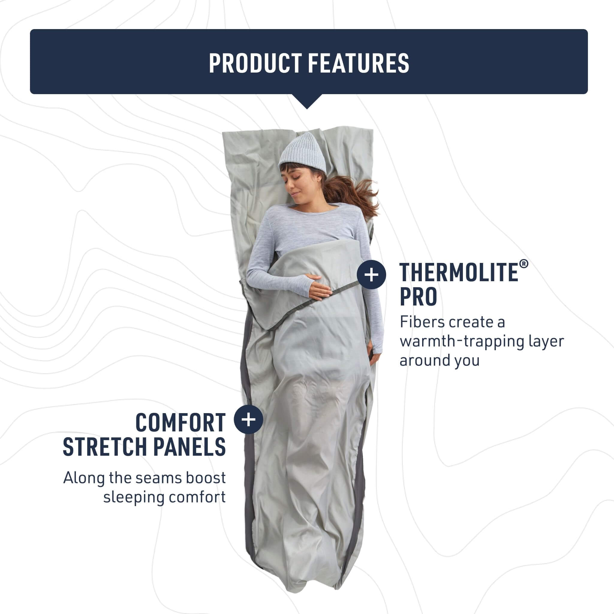 Sea to Summit Silk Blend Sleeping Bag Liner - Rectangular