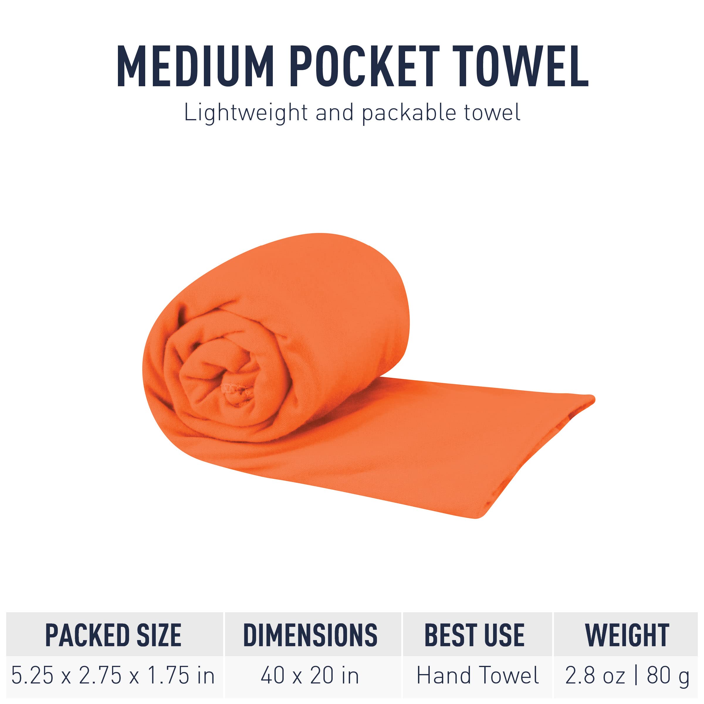 Reisehandtuch – Sea to Summit – Pocket Towel XL
