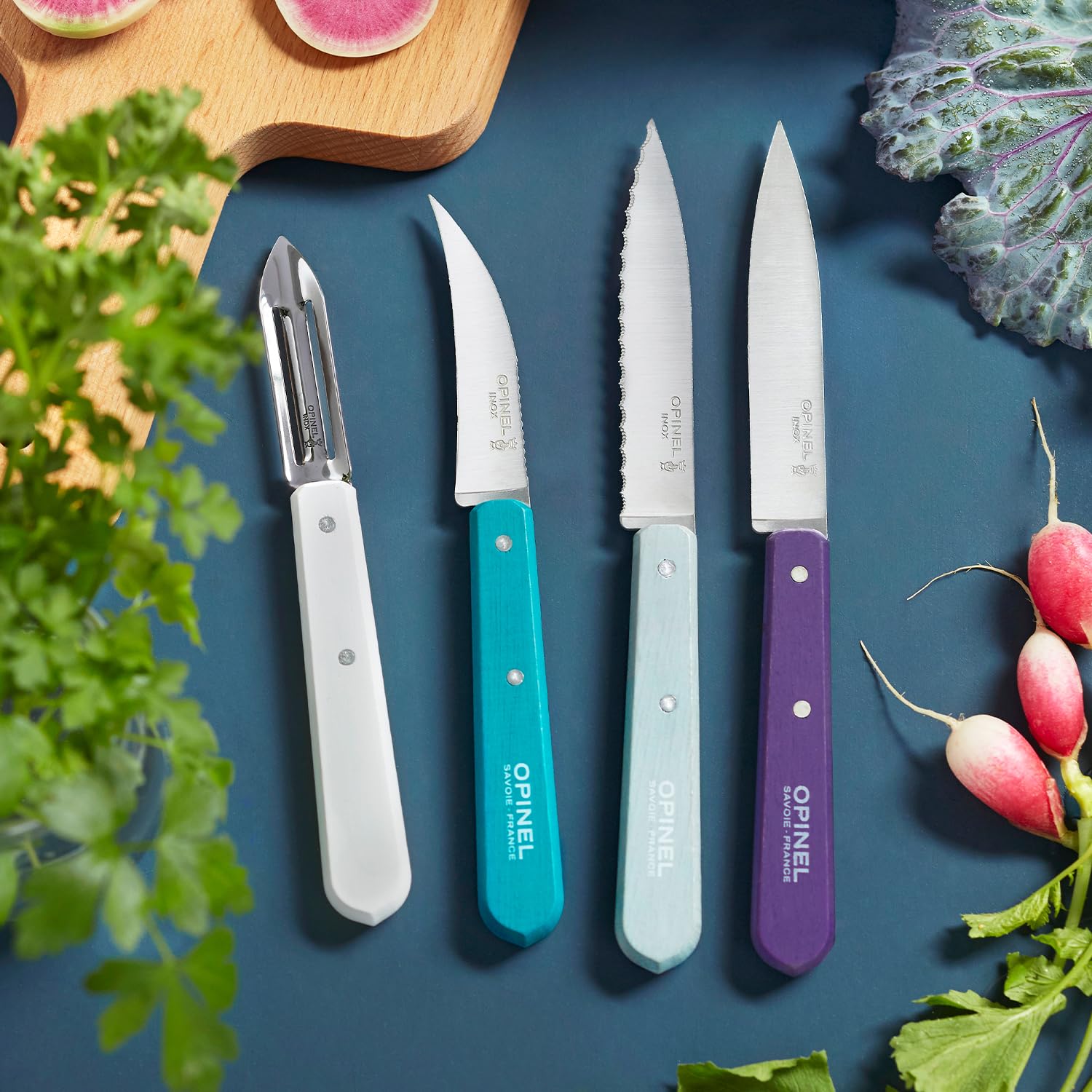 Küchenmesser-Set – Opinel – Essentials 4-teilig