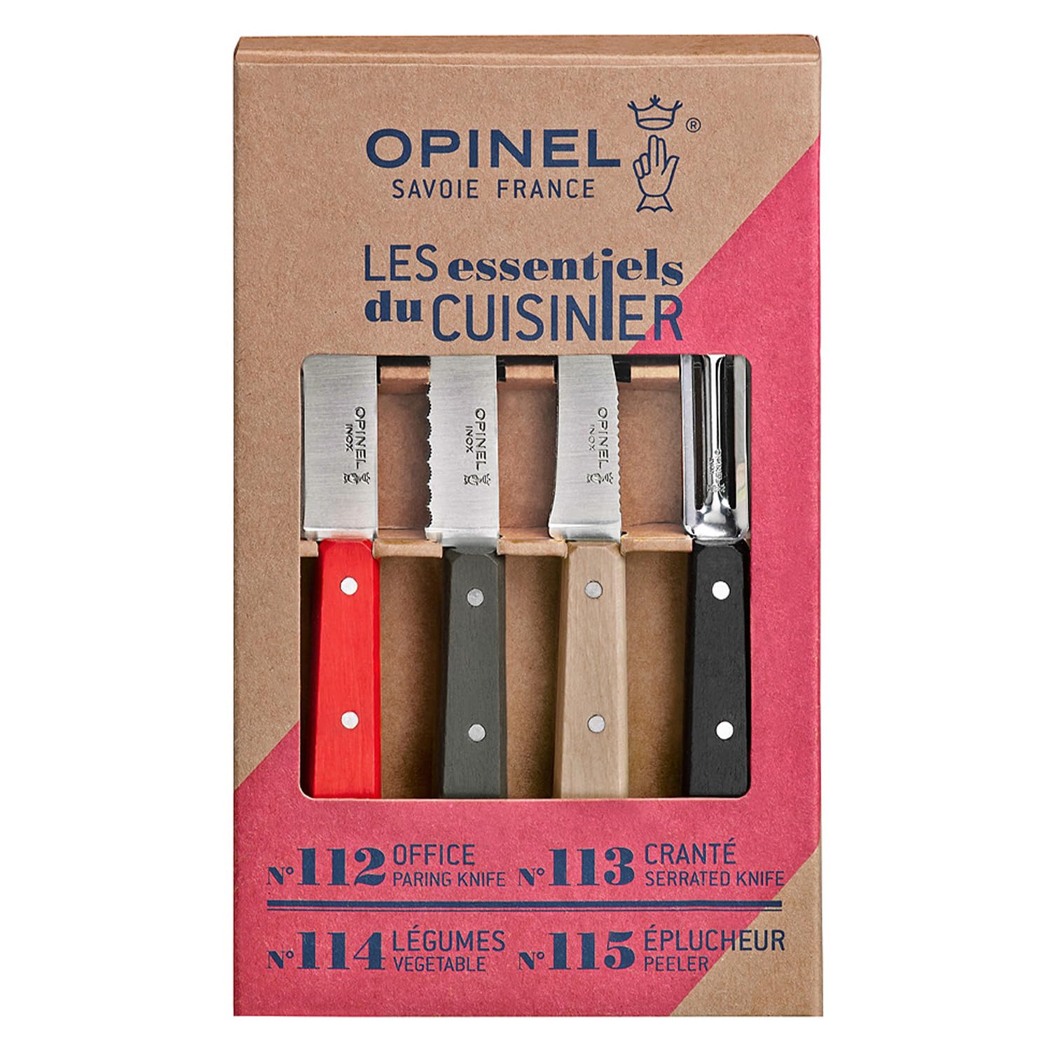 Küchenmesser-Set – Opinel – Essentials 4-teilig