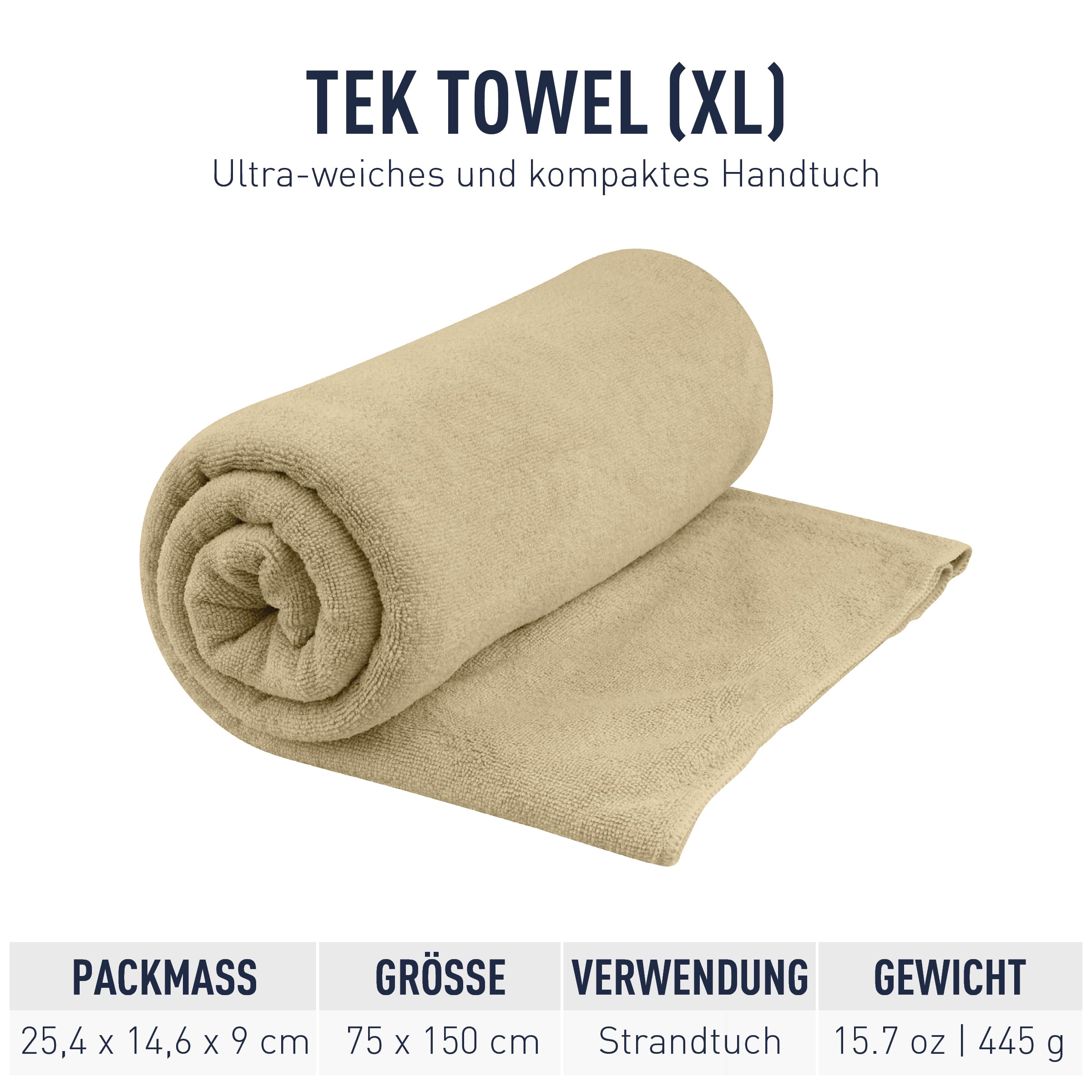 Reisehandtuch – Sea to Summit – Tek Towel