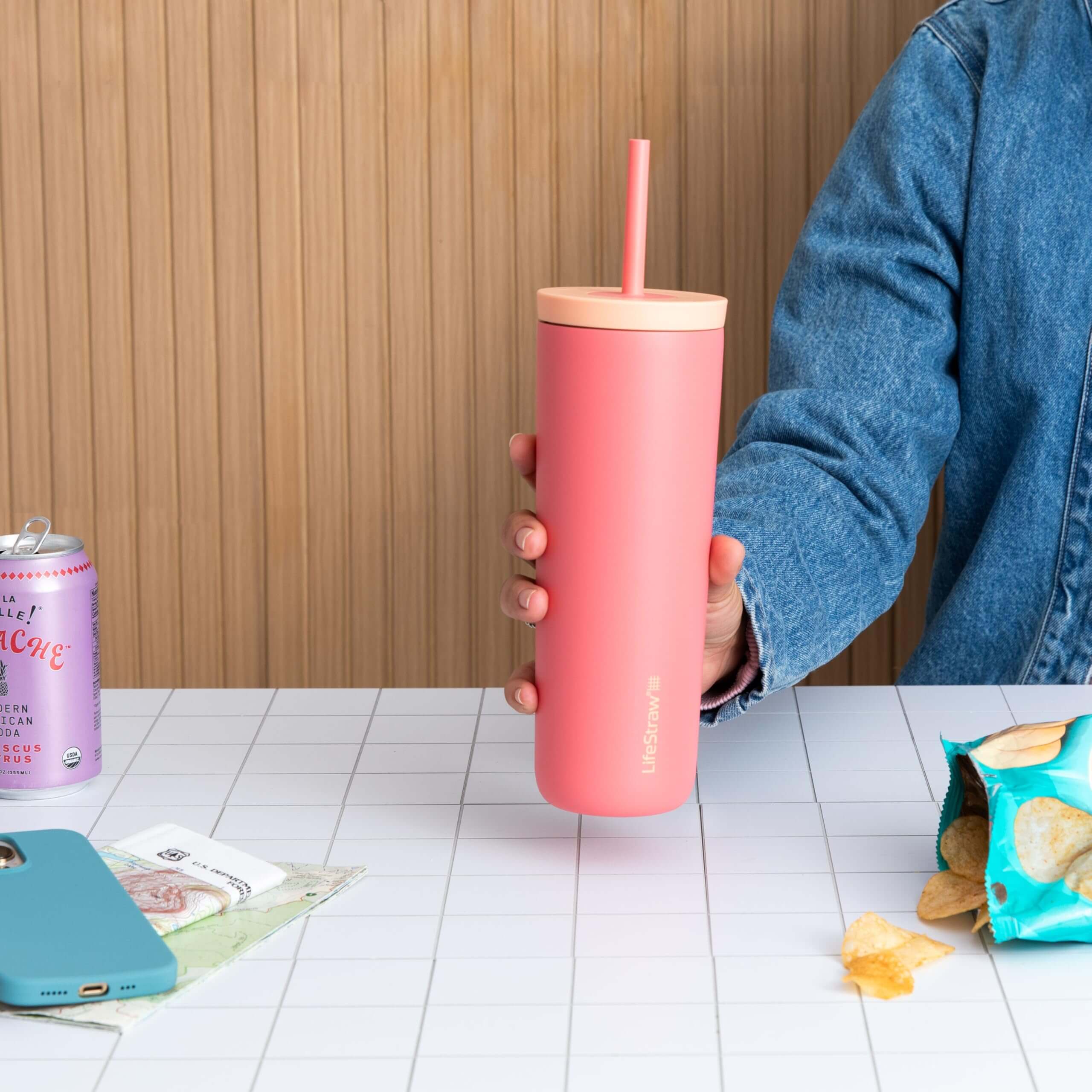 Trinkflasche mit Filter – LifeStraw – Go Series Tumbler