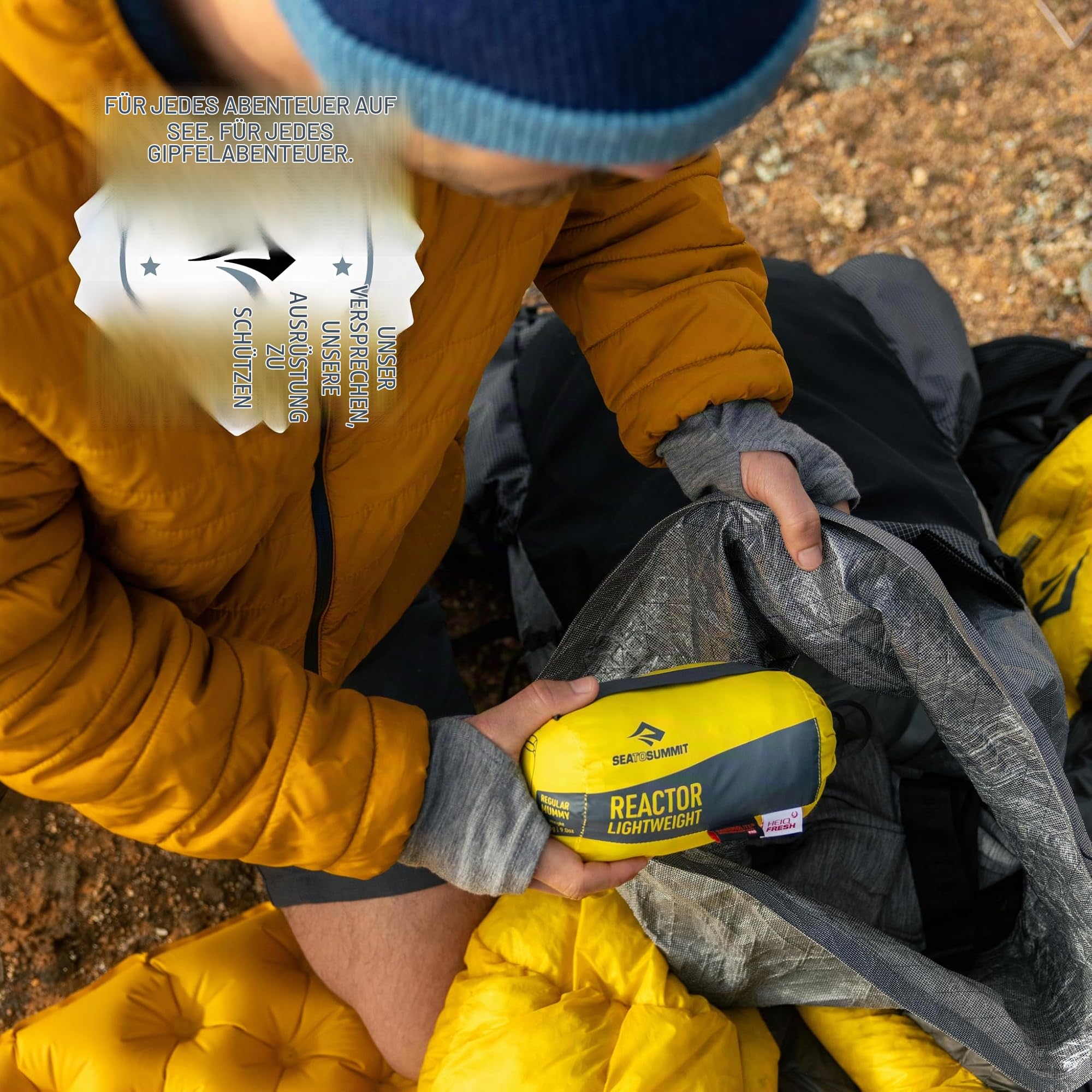 Hüttenschlafsack – Sea to Summit – Reactor Lightweight Liner M – Sea to Summit – Bild 8