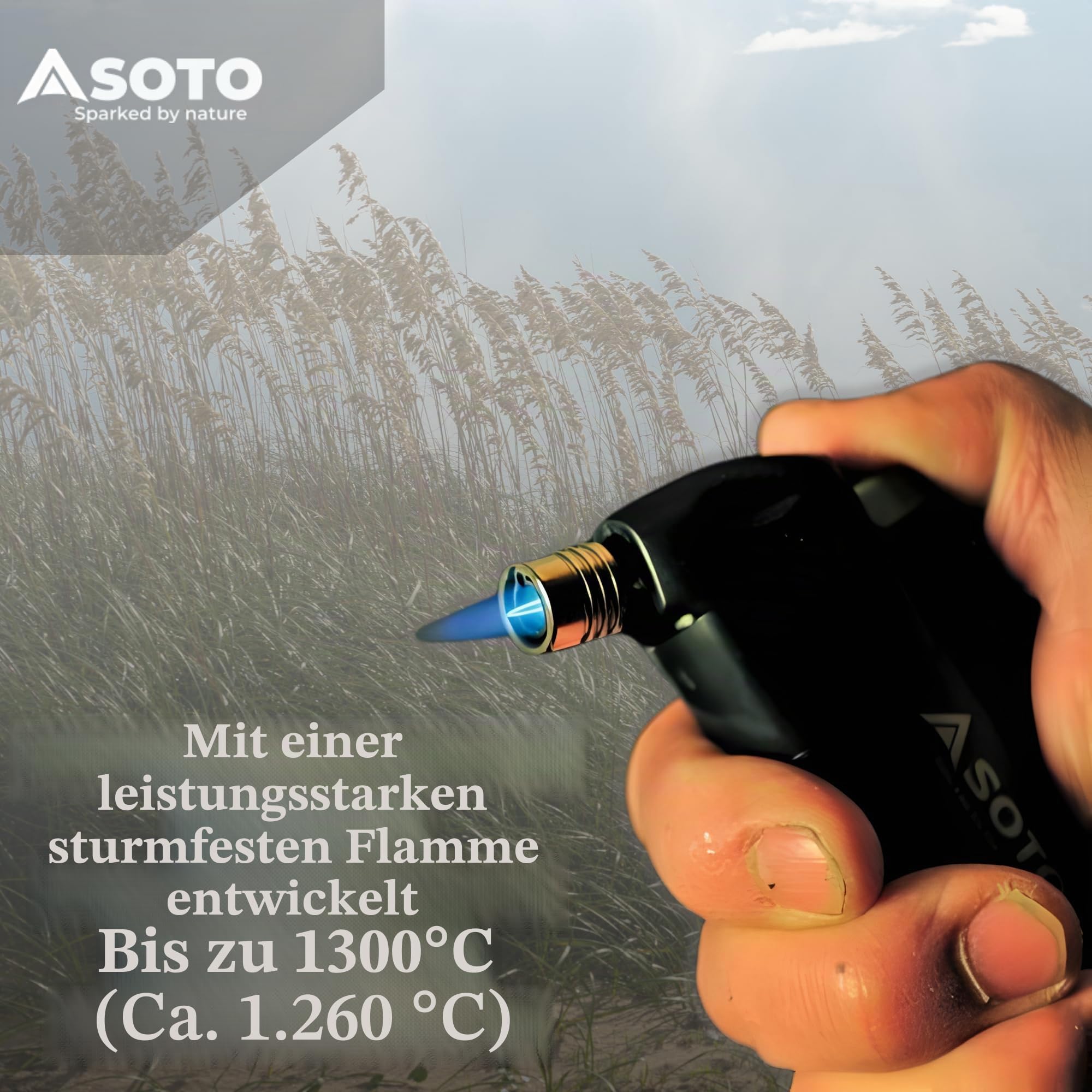 Sturmfeuerzeug-Aufsatz – SOTO – Pocket Torch