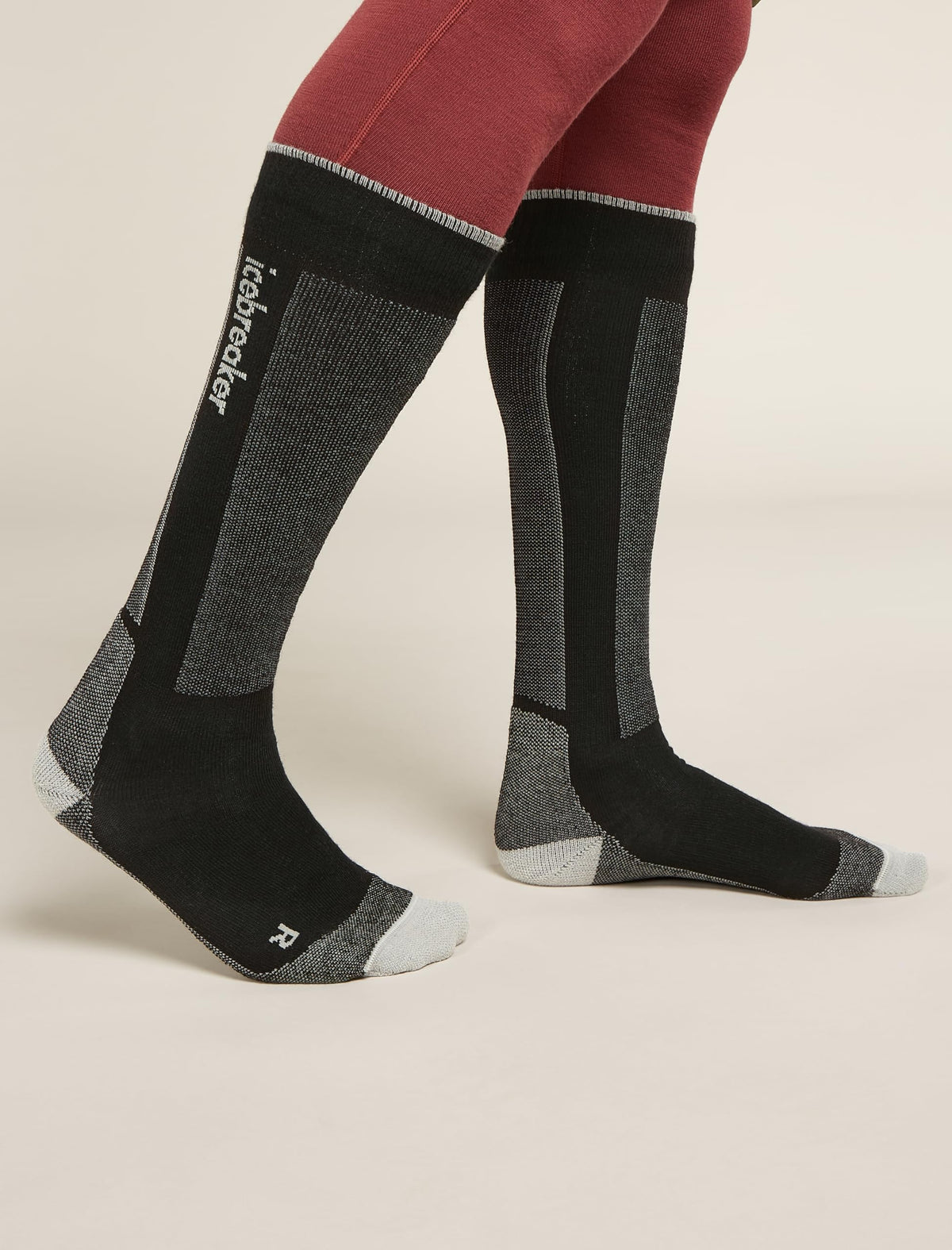 Skisocken – Icebreaker – Merino Ski+ Light Over the Calf