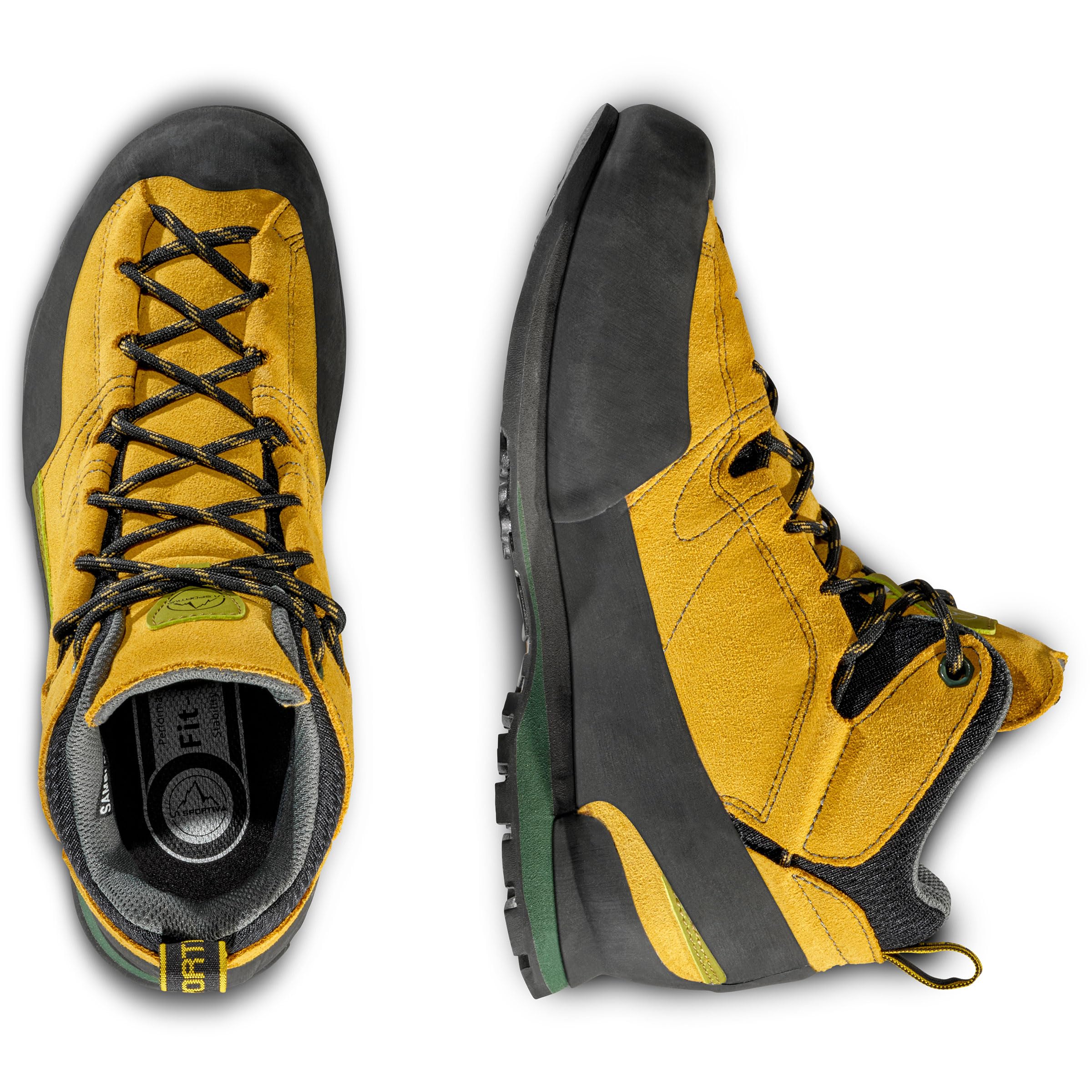 LA SPORTIVA Unisex Boulder X Mid GTX Schuhe, Carbon-Flame, 43 – LA SPORTIVA – Bild 3