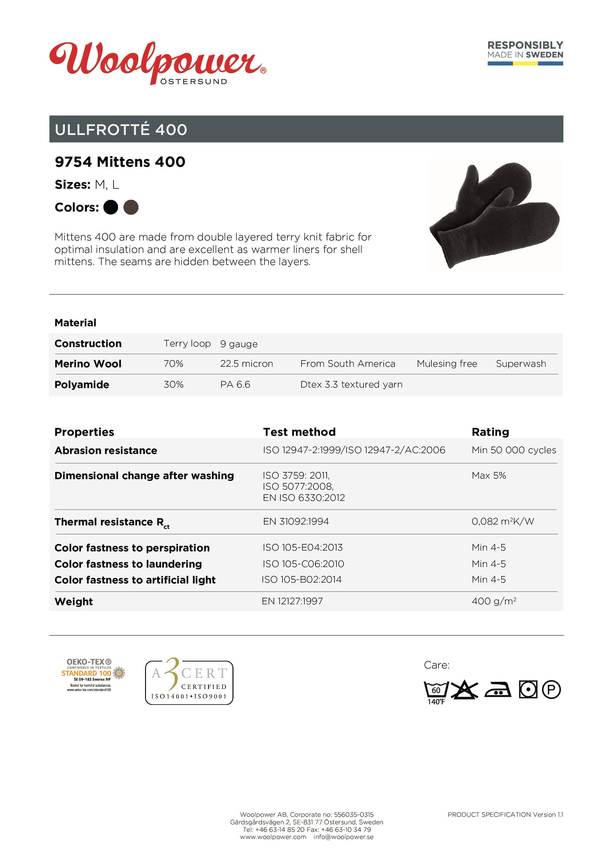 Die Woolpower Mittens 400, feinste Merino Fäustlinge für deine Winter Abenteuer, erhältlich im Outdoor Online Shop FluxPerfect