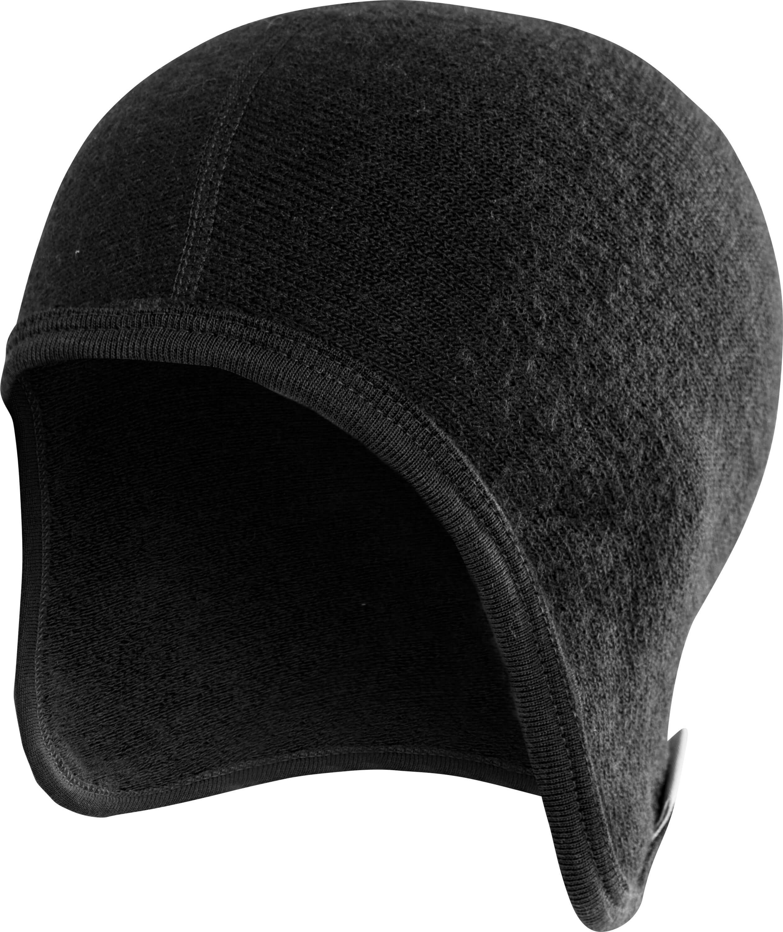 Die Woolpower Helmet Cap 400, eine Helmmütze, ideal für Arbeit und Sport im Winter, erhältlich im Outdoor Online Shop FluxPerfect