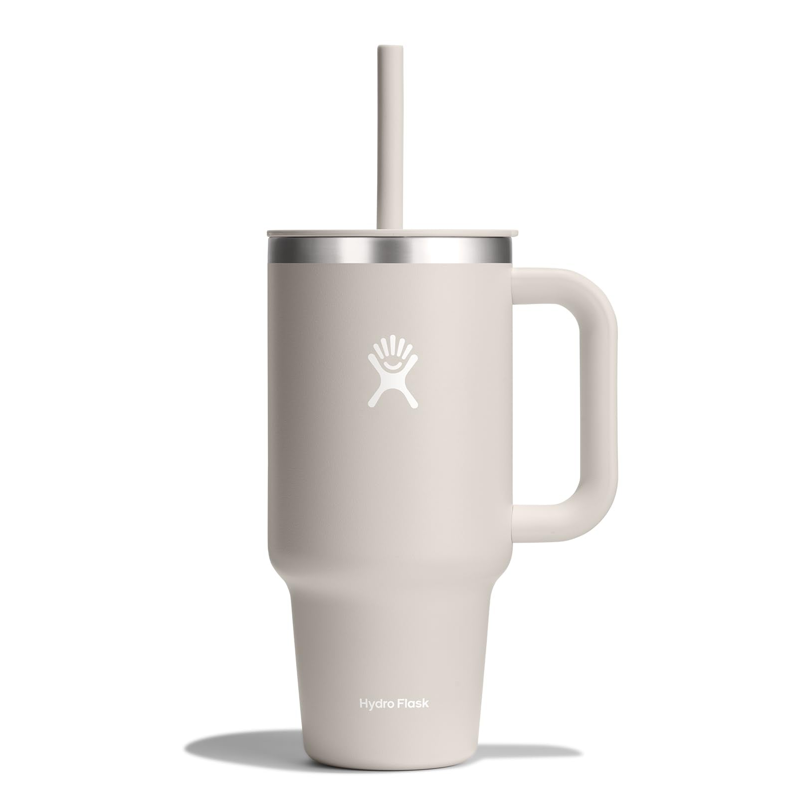 Der Hydro Flask Travel Tumbler Reisebecher in der Farbe Oat