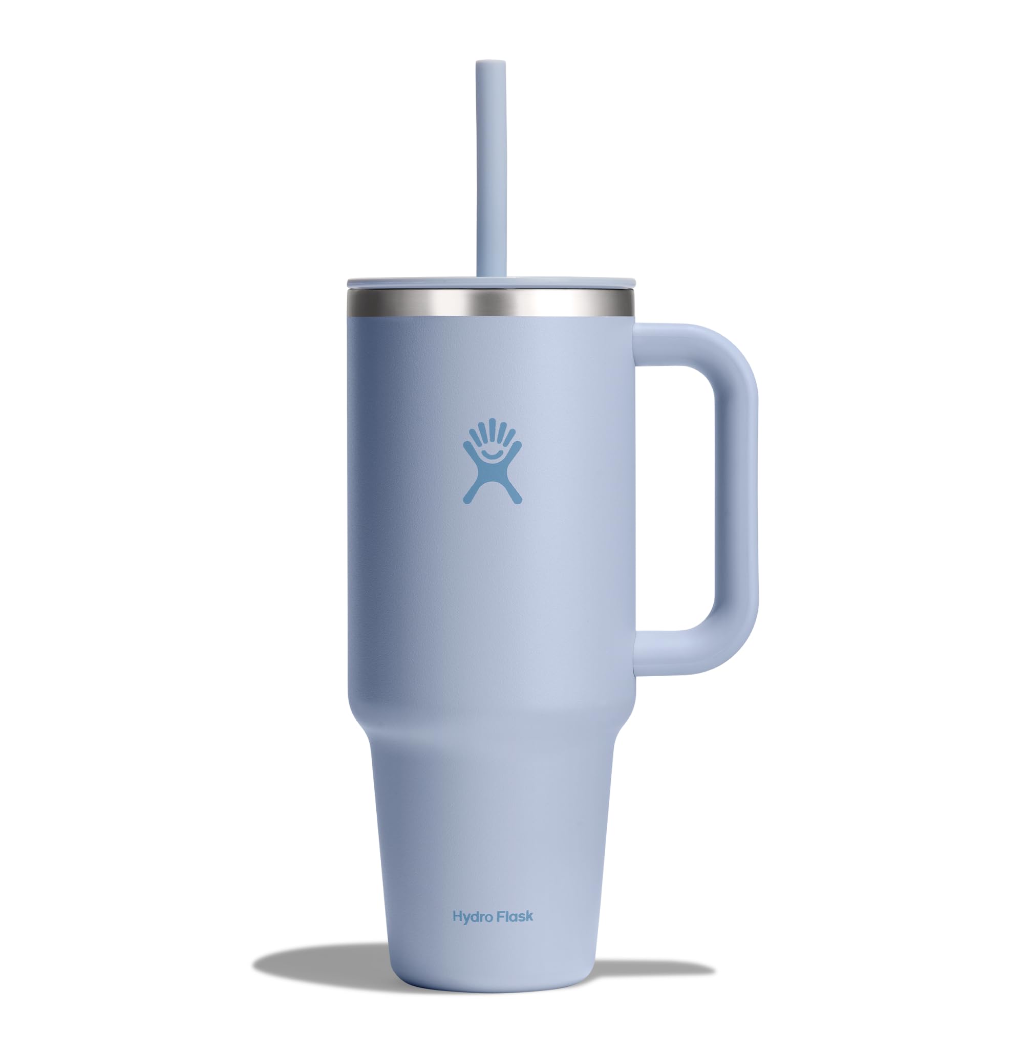 Der Hydro Flask Travel Tumbler Reisebecher in der Farbe Surf