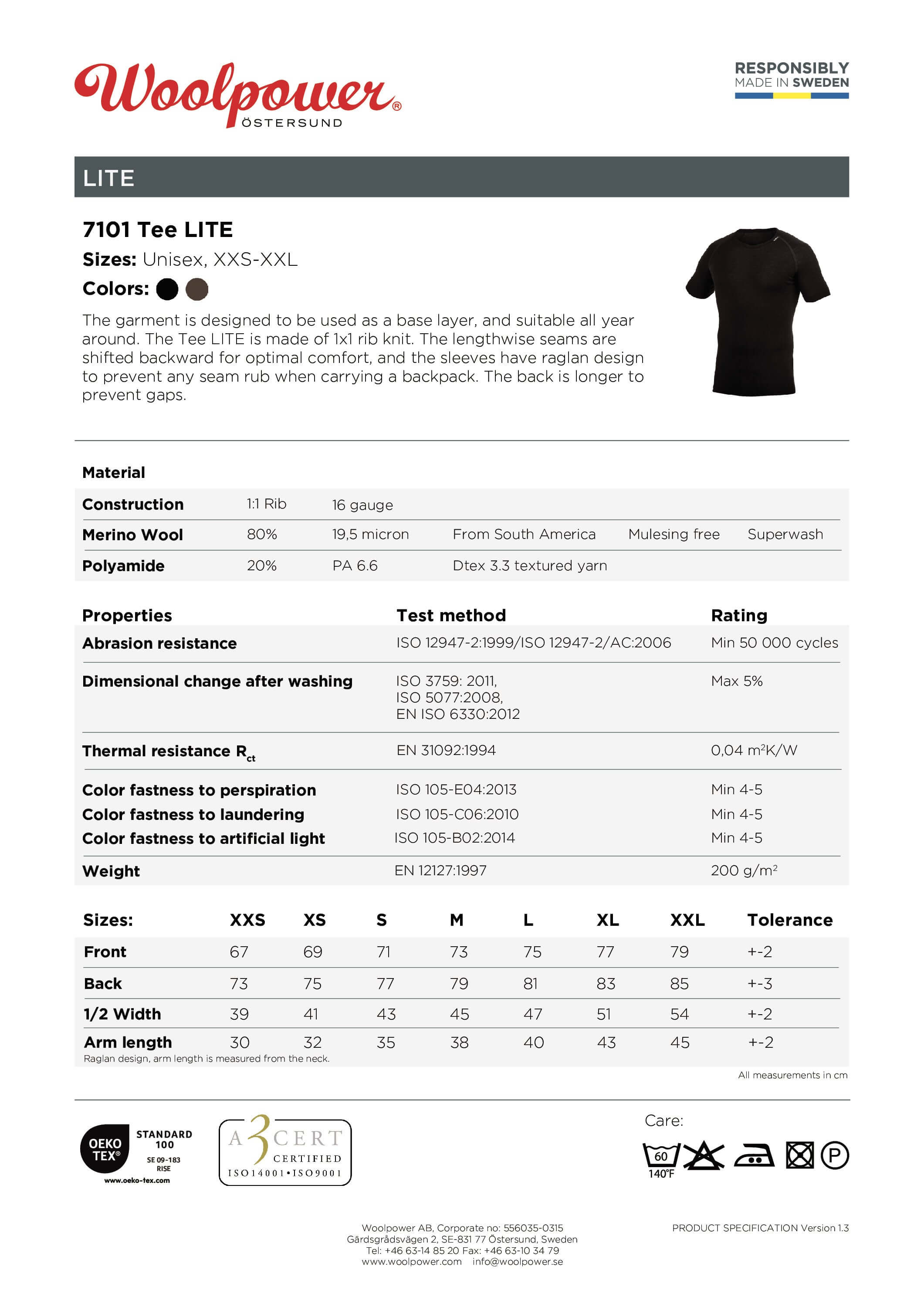 Das Woolpower Tee LITE, perfekt für jeden der außen Aktiv ist, erhältlich im Outdoor Online Shop FluxPerfect